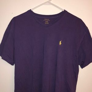 Purple polo tee